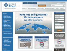 Tablet Screenshot of groupfourtransducers.com